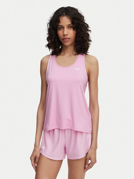 Under Armour Top Tech Knockout 1389851 Roz deschis Regular Fit