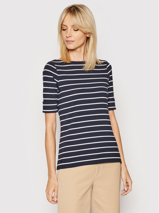 LAUREN RALPH LAUREN Lauren Ralph Lauren Bluse 200701085002 Dunkelblau Slim Fit