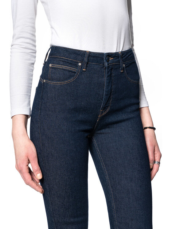 Lee Lee Jeansy SCARLETT ULTRA HI BO Niebieski Skinny Fit