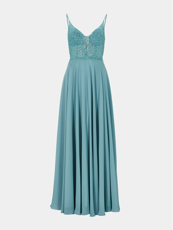 Hey Kyla Hey Kyla Rochie de seară 5AC105HK Albastru Regular Fit