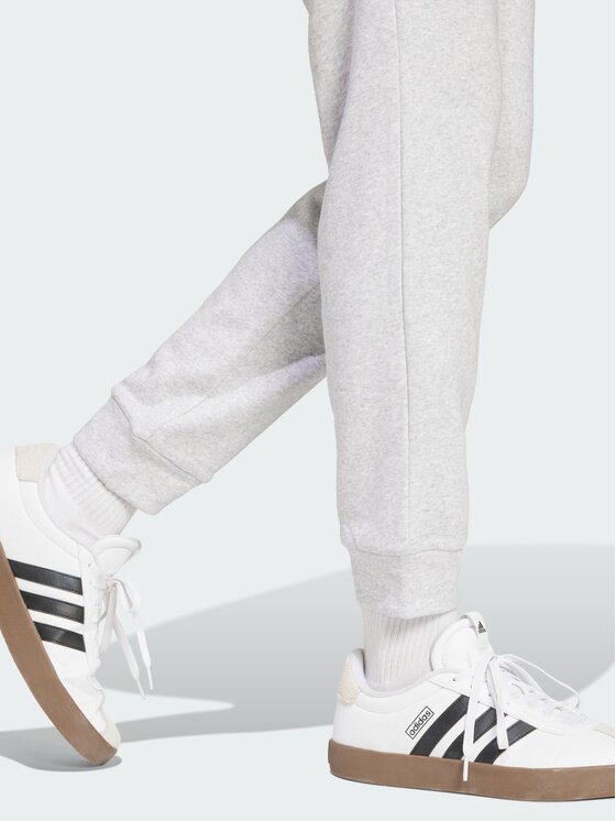 adidas adidas Kalhoty z materiálu 159744 Šedá Regular Fit