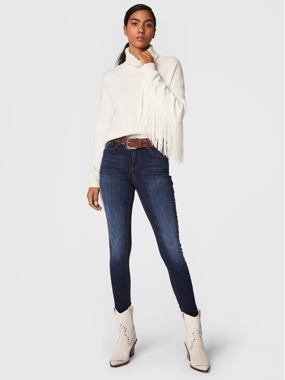 b.young Blugi Lola 20803214 Bleumarin Slim Fit
