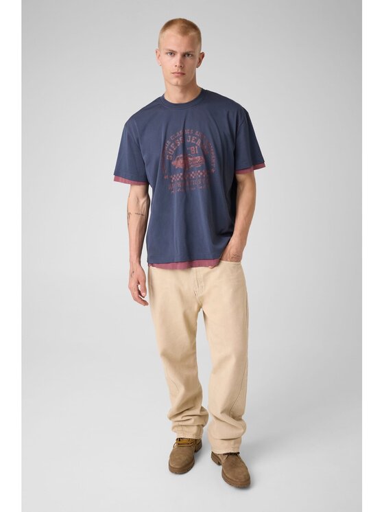 Guess Jeans Guess Jeans T-Shirt 183864 Černá Classic Fit