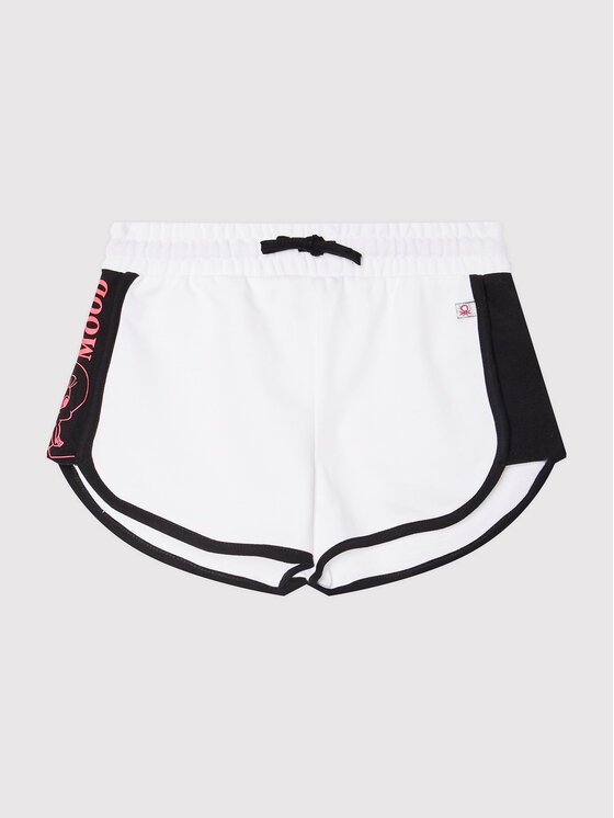Gyerek Sport rövidnadrág United Colors Of Benetton, Méret: 130, Fehér, Looney Tunes 3BT0C900T