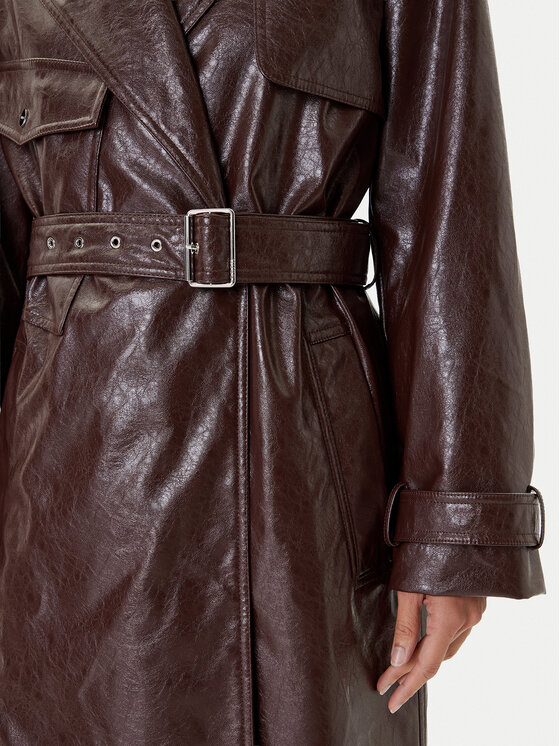 HUGO HUGO Kevad-sügis mantel Malitte-1 50542286 Pruun Relaxed Fit