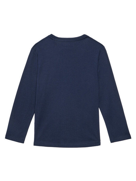 Guess Guess Блуза L5YI26 K8HM4 Тъмносин Regular Fit