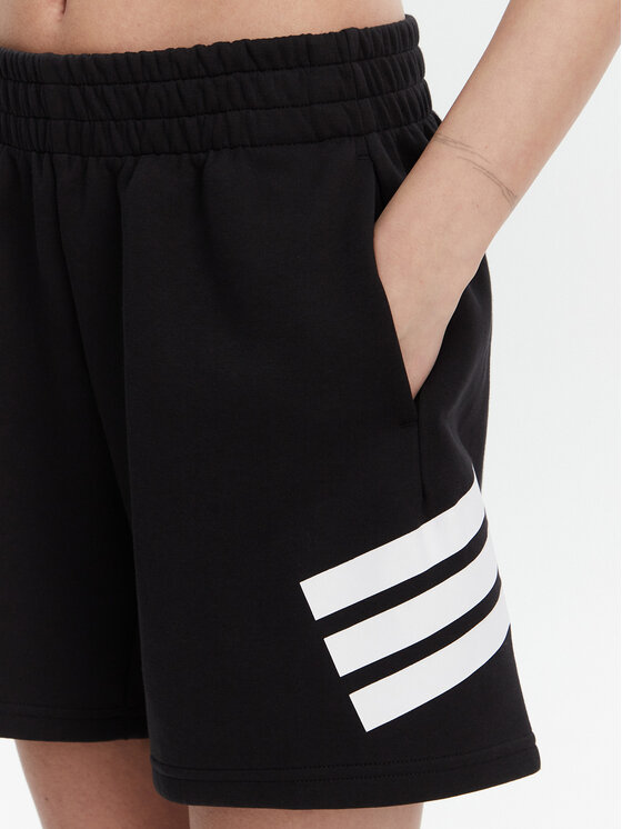 adidas adidas Pantaloni scurți sport Future Icons 3-Stripes JC5443 Negru Loose Fit
