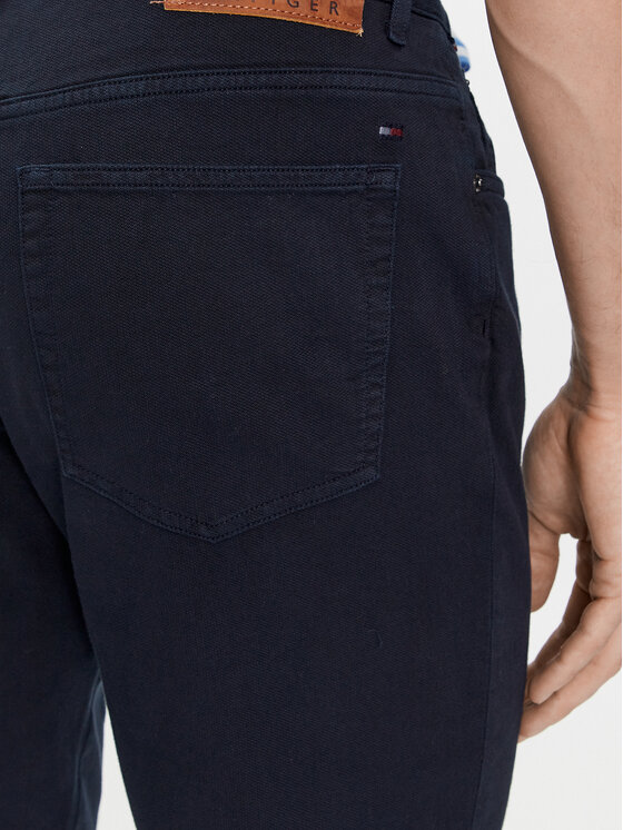 Tommy Hilfiger Tommy Hilfiger Jeansy Denton MW0MW33908 Granatowy Straight Leg