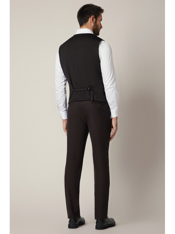 Lancerto Lancerto Kamizelka Candelo KA131225000007 Czarny Slim Fit