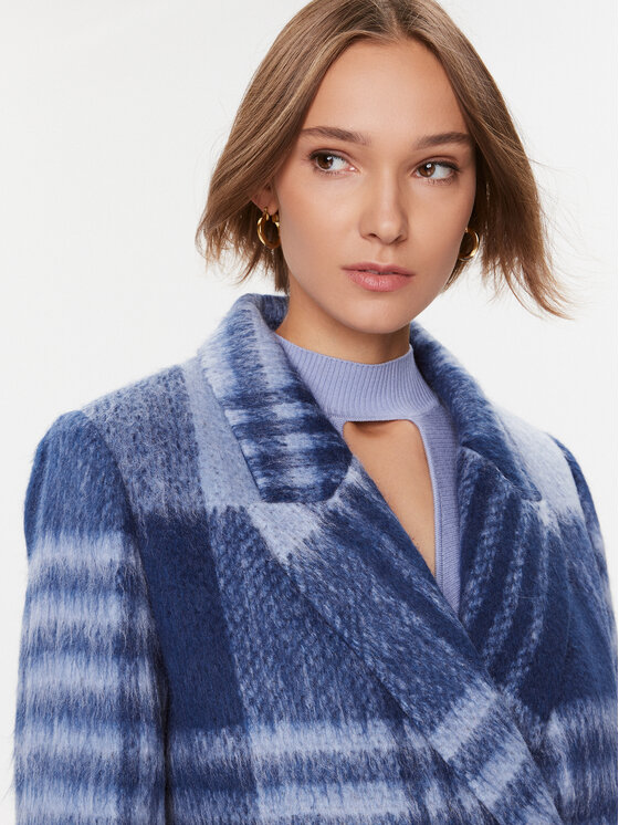 Guess Guess Kevad-sügis mantel Ramona W3BL74 WFVO0 Sinine Regular Fit