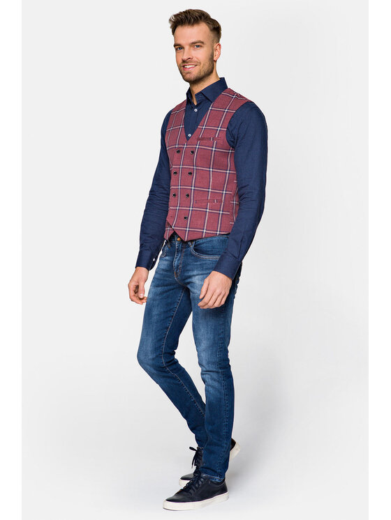 Lancerto Lancerto Kamizelka Haifa Czerwony Regular Fit