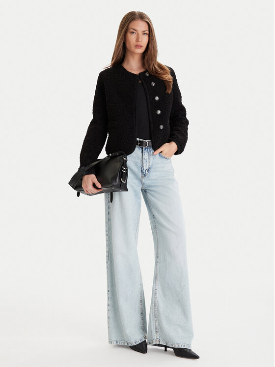 Guess Guess Kožuch W5BL69 W3860 Čierna Regular Fit