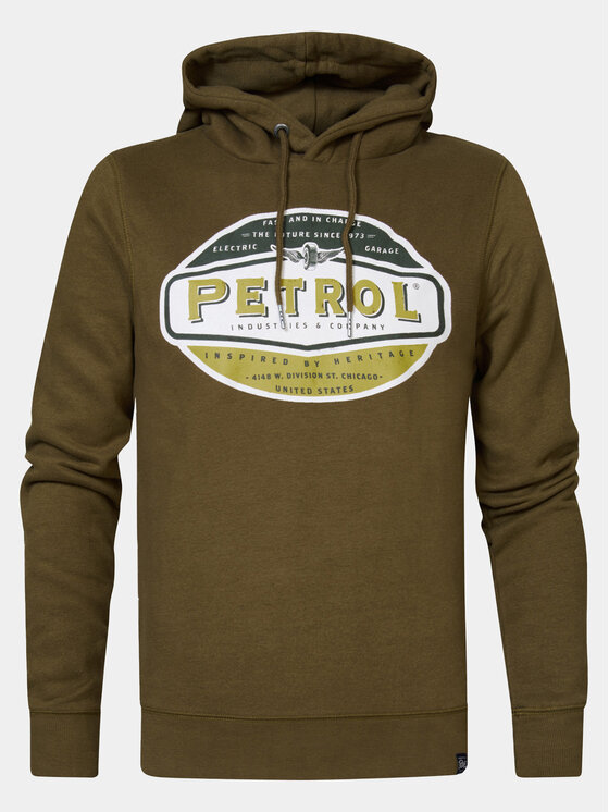 Kapuzenpullover Petrol Industries Pullover Herren Petrol
