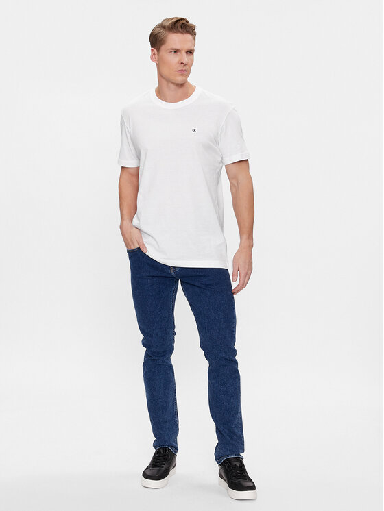 Calvin Klein Jeans Calvin Klein Jeans Tricou J30J325268 Alb Regular Fit