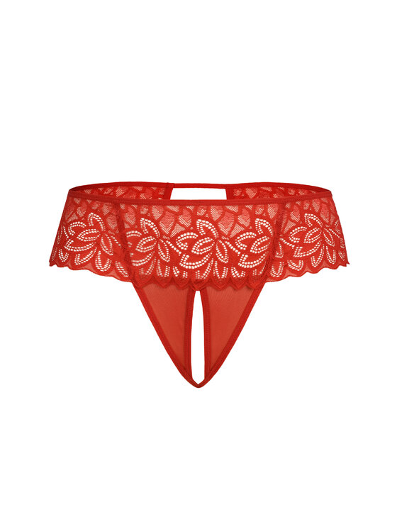 Stringi, rozmiar S/M, Czerwone, 519