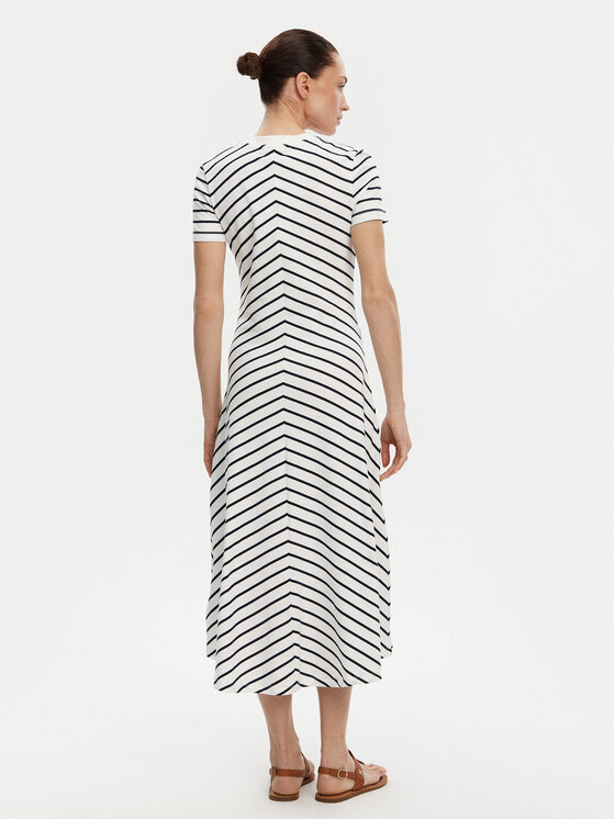 Tommy Hilfiger Tommy Hilfiger Sukienka codzienna WW0WW44547 Biały Regular Fit