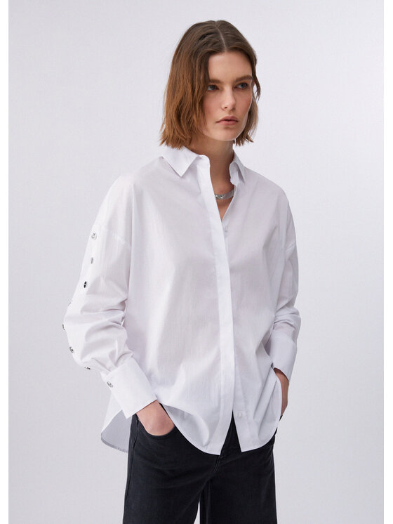 Liu Jo Liu Jo Camicia WA6112T039A11111 Bianco Regular Fit