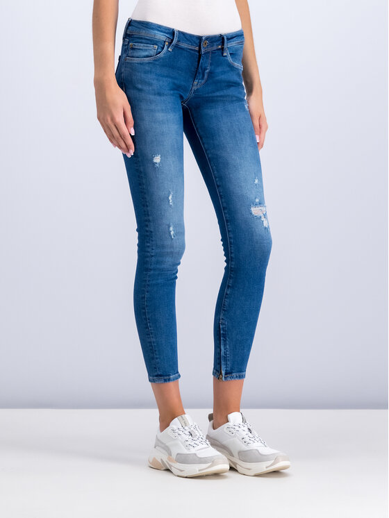 Pepe Jeans Jeansy Cher PL200969 Granatowy Skinny Fit Modivo.pl