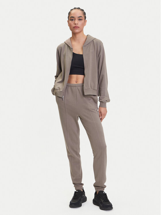 Nike Nike Bluza Chill Terry FN2415 Brązowy Relaxed Fit