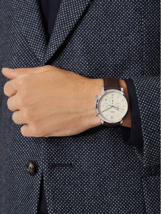 Fossil Fossil Sat Neutra Chrono FS5380 Smeđa