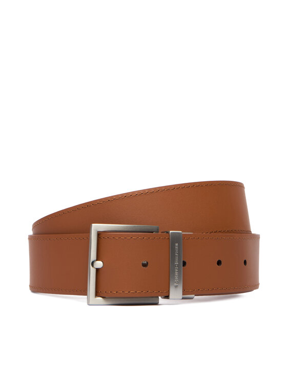 Tommy Hilfiger Tommy Hilfiger Meeste püksirihm Hudson Rev 3.5 AM0AM13945 Pruun