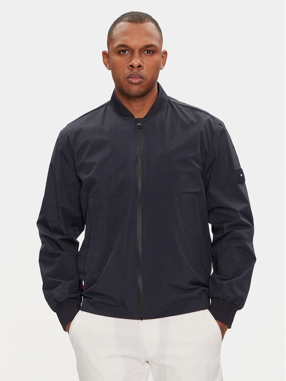 Tommy Hilfiger Tommy Hilfiger Bunda bomber Portland MW0MW34455 Tmavomodrá Regular Fit