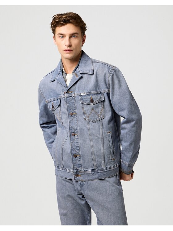 Wrangler Wrangler Giacca di jeans ANTI FIT JACKET Blu Regular Fit