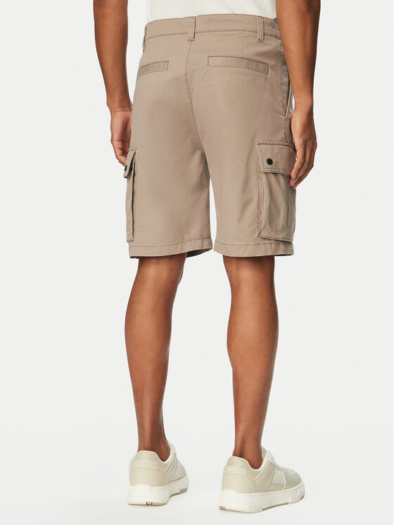 HUGO HUGO Auduma šorti Craysen 262S 50556891 Gaiši brūna Straight Fit