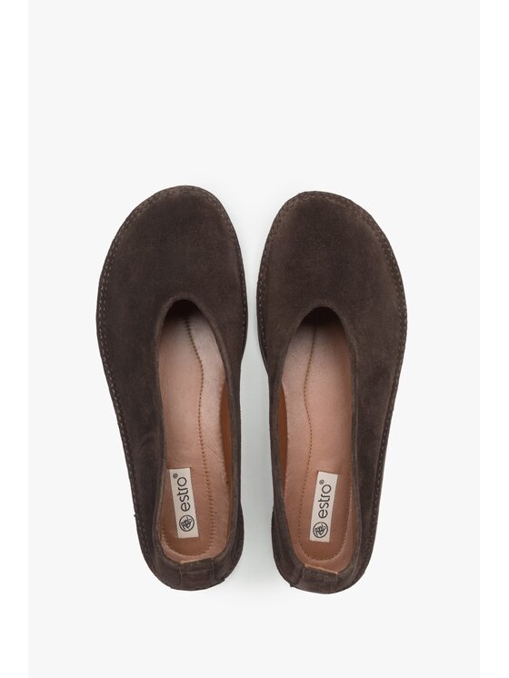 Estro Estro Ballerine ER00117363 Marrone