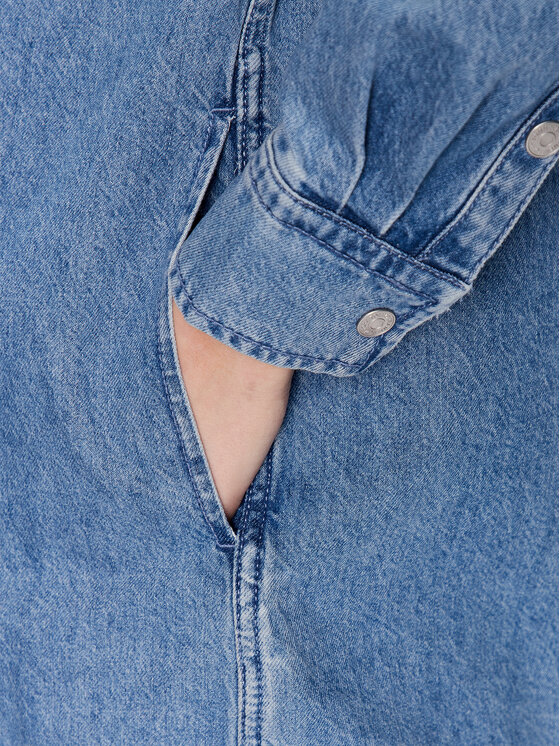 Tommy Jeans Tommy Jeans Farmer ruha Tjm Badge Denim DW0DW15180 Kék Oversize