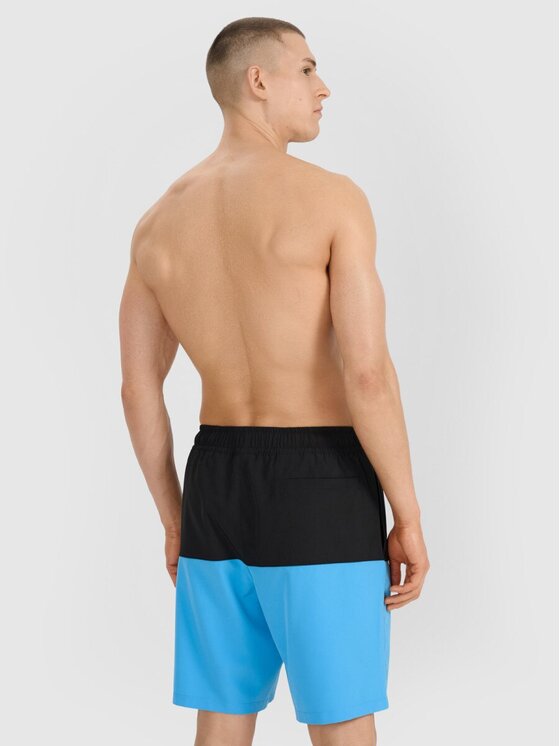 4F 4F Plážové šortky 4FWSS25UBDSM135-33S Modrá Regular Fit