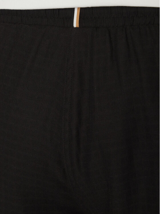 BOSS BOSS Bavlnené šortky 50540134 Čierna Regular Fit