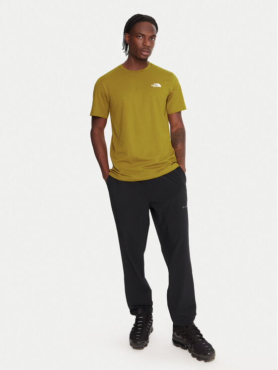 The North Face The North Face Tričko Simple Dome NF0A87NG Žltá Regular Fit