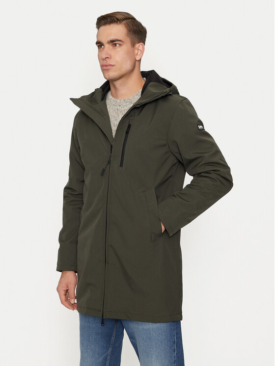 SCHOTT N.Y.C. SCHOTT N.Y.C. Μπουφάν μεταβατικό KALVIN Πράσινο Regular Fit
