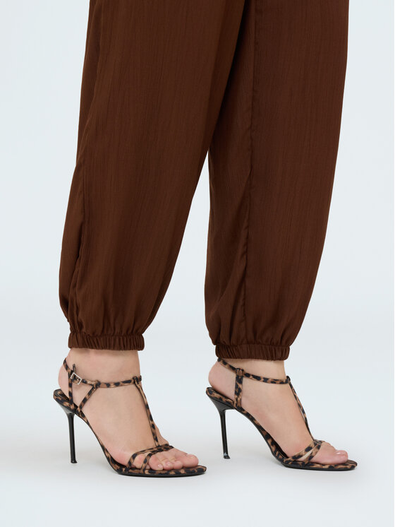 Fiorella Rubino Fiorella Rubino Pantaloni di tessuto P020L002567N022 Marrone Regular Fit