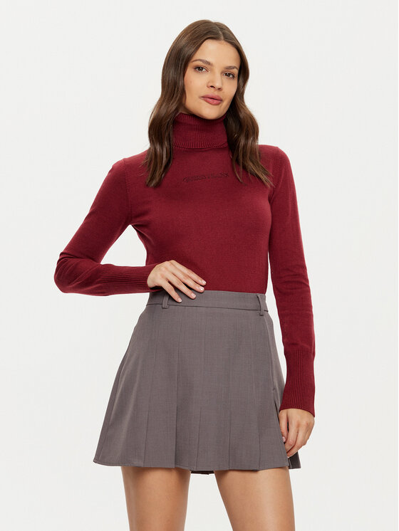 Női Garbó Guess Jeans, Méret: XS, Bordó, W4BR15 Z3HO2