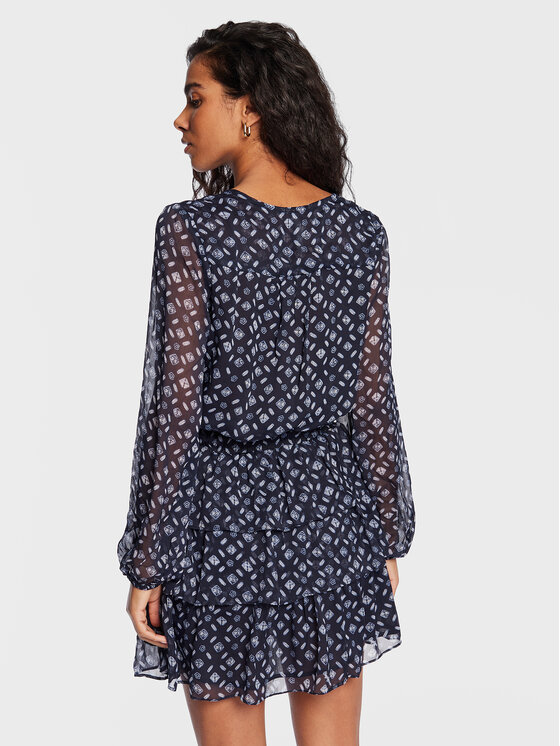 Pepe Jeans Pepe Jeans Každodenní šaty Eyra PL953255 Tmavomodrá Regular Fit