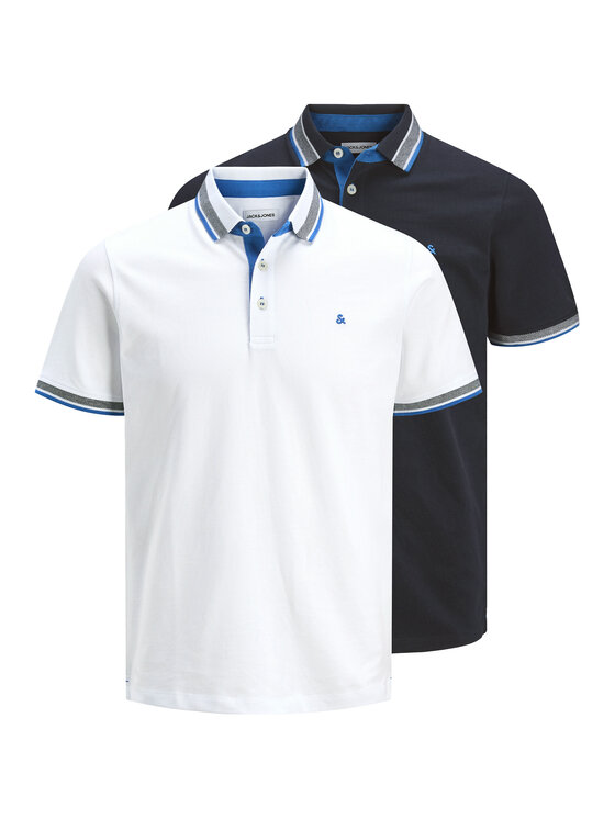 Jack&Jones Jack&Jones 2er-Set Poloshirts Paulos 12191216 Bunt Slim Fit