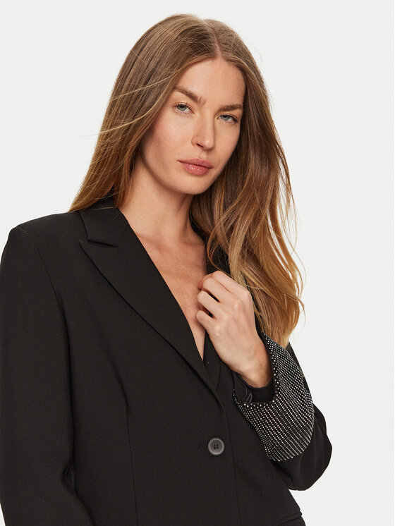 Eleh Eleh Giacca da abito E00277 Nero Regular Fit