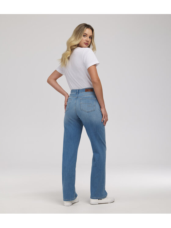 Lee Cooper Lee Cooper Jeansy JEANS D SIMONA 2072 LIGHT USED Niebieski Straight Fit