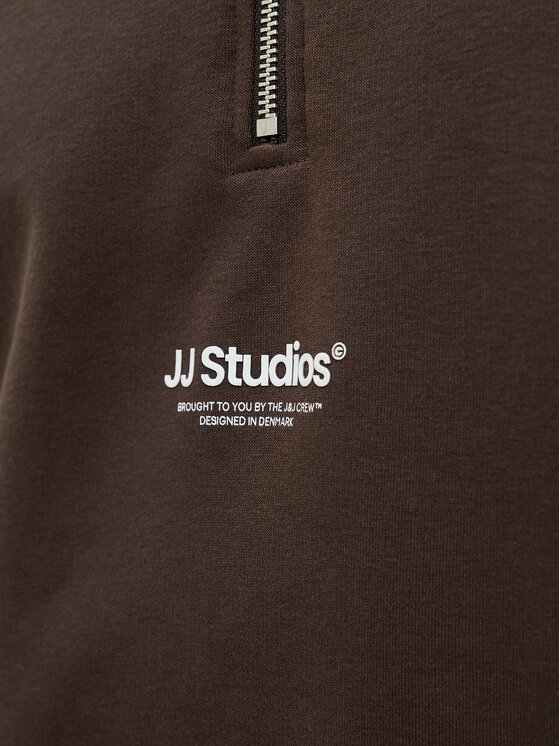 Jack&Jones Jack&Jones Majica dugih rukava Soho 12278793 Smeđa Relaxed Fit