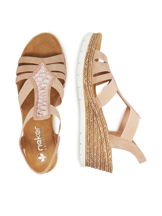 Rieker Rieker Sandalen 61913-31 Rosa