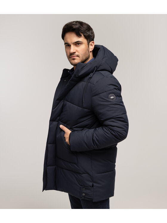 Lee Cooper Lee Cooper Kurtka zimowa MARTIN 1000 Granatowy Regular Fit