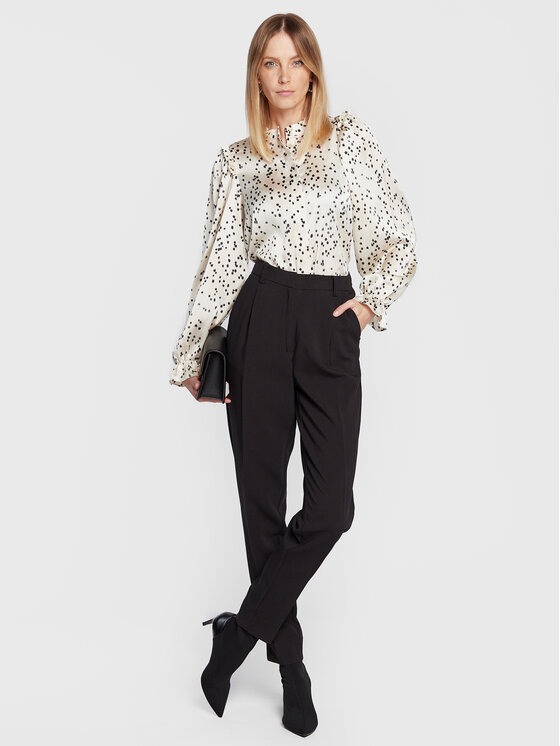 Bruuns Bazaar Bruuns Bazaar Bluse Acacia Fria BBW3195 Écru Regular Fit