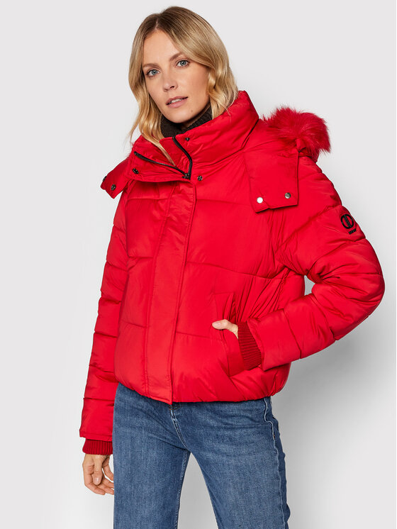 Giubbotto piumino DL1MGF95 Rosso Regular Fit