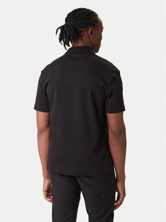 HUGO HUGO Polo Deabono_D 50517638 Melns Regular Fit