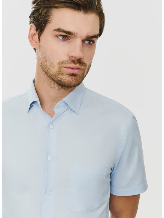 Pako Lorente Pako Lorente Koszula P24SF-1K-001 Błękitny Regular Fit