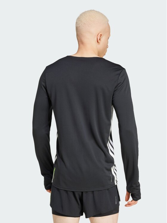 adidas adidas Koszulka techniczna Adizero Running Long Sleeve Tee Czarny Slim Fit