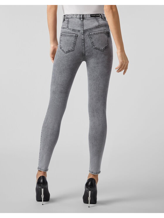 PHILIPP PLEIN PHILIPP PLEIN Jeansy 30218 Szary Slim Fit