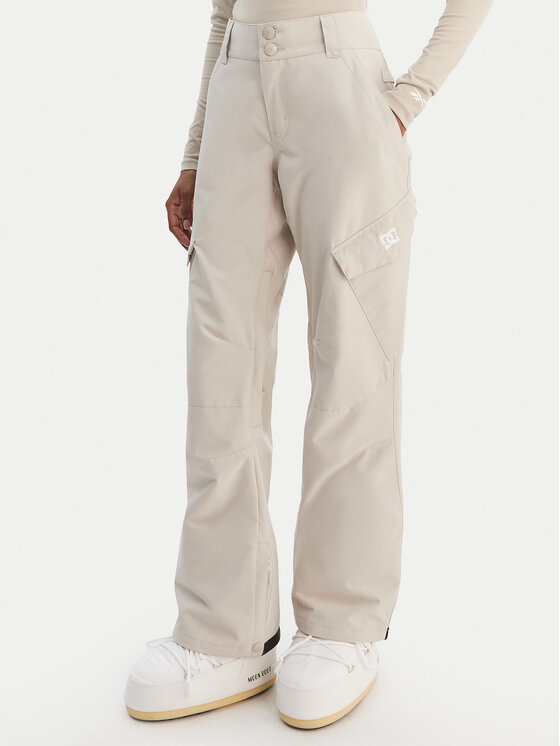 DC Shoes DC Shoes Snowboardové nohavice Nonchalant ADJTP03023 Béžová Regular Fit